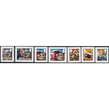 Great Britain SG 3128/34: Christmas with Wallace and Gromit