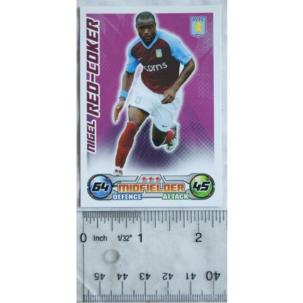 2008/09 Topps Match Attax Trading Card - Nigel Reo-Coker, Aston Villa