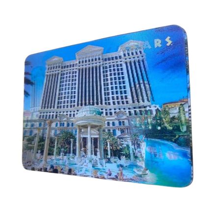 Caesars Palace Water Fountain 3D Fridge magnet