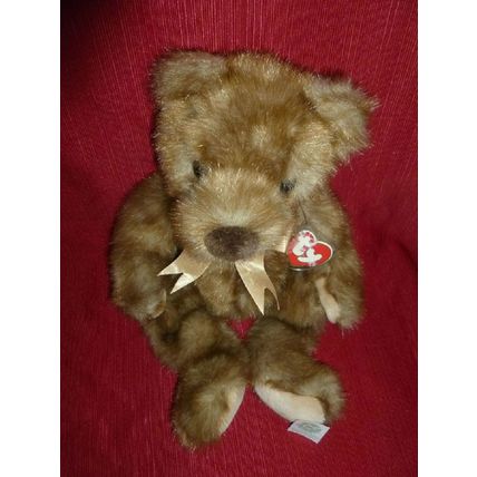 TY CLASSIC BABY GINGER ARTICULATED BROWN BEAR 5108