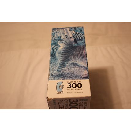 THE NEIGHBORHOOD DUSTBIN COMPLETE 300 PIECE Puzzle IVORY CATS