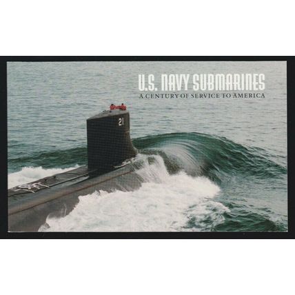 Submarines Prestige Booklet Containing Two Panes Scott 3373-77