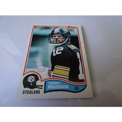 1982 Topps Football Card # 204 Terry Bradshaw Very Good (3) Pittsburgh Steelers