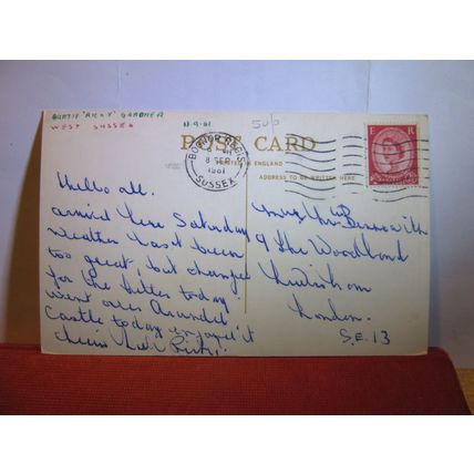 multiview, BOGNOR REGIS, SUSSEX used postcard 1961 pm =