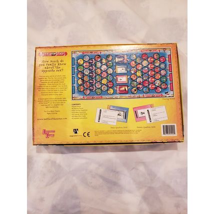 Battle of the Sexes board game, complete, pre-owned