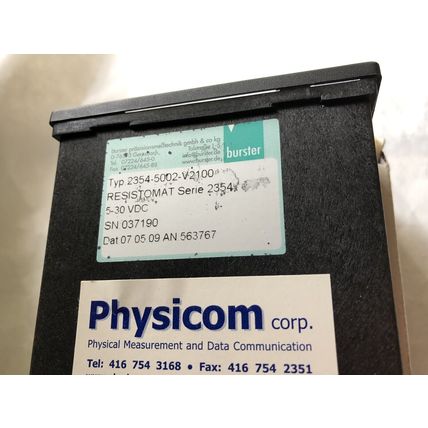 NEW BURSTER 2354-5002-V2100 DIGITAL PANEL METER,TC
