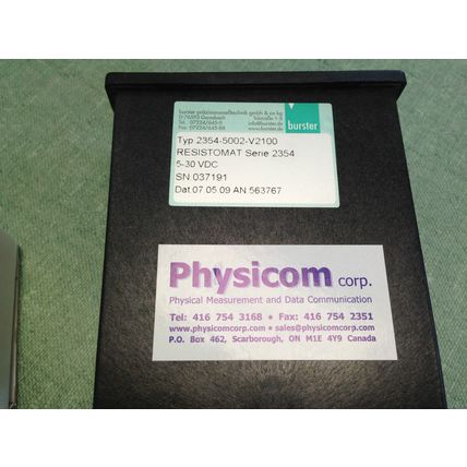 NEW BURSTER 2354-5002-V2100 DIGITAL PANEL METER,TC