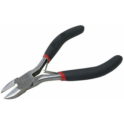 MINI PROCISION SIDE CUTTING PLIERS SPRUNG GRIP HANDLE HOBBY CRAFT ART JEWELLERY