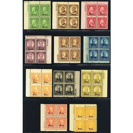 669-79, Mint NH Choice Set of Plate Blocks SCV $5170 * Stuart Katz