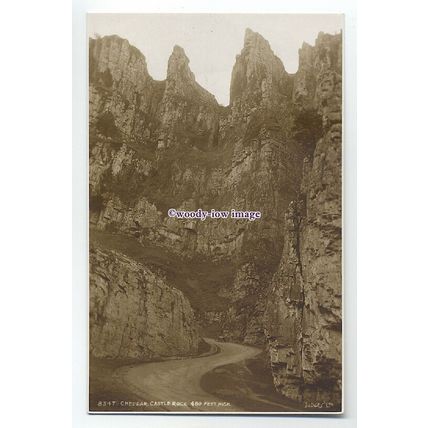 Ju647 - Castle Rock , Cheddar Gorge , Somerset , Judges postcard 8547