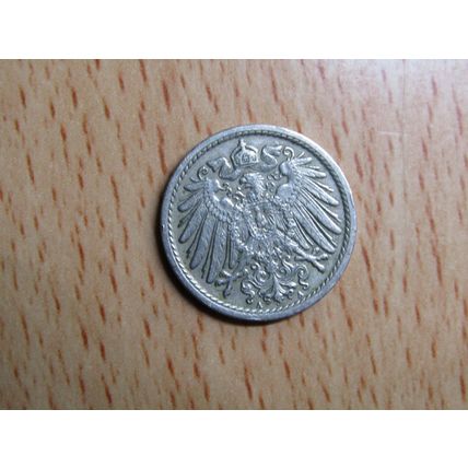 1910a 5 Pfennig Germany Empire Coin