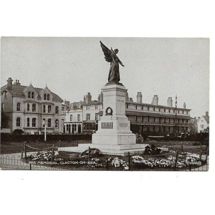 War Memorial, Clacton-On-Sea, Essex, RP Postcard.
