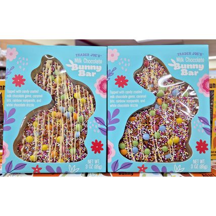 Trader Joe's Milk Chocolate Bunny Bar 3oz 85g (2 Bars)