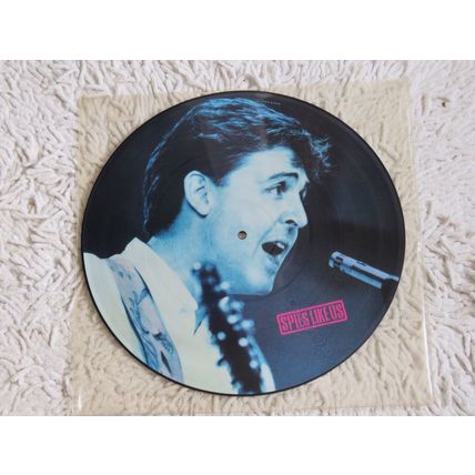 PAUL McCARTNEY SPIES LIKE US 12" PICTURE DISC VINYL.