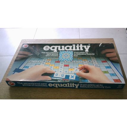 EQUALITY: The Sensational Game of Numbers (Peter Pan Playthings) VINTAGE