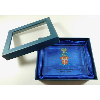 Lancashire Police National Intelligence Analyst Conference Glass Paperweight