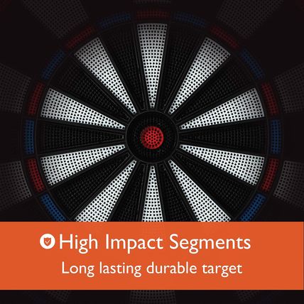 Fat Cat Mercury Electronic Dartboard, Built in Cabinet Doors with Integrated Sco