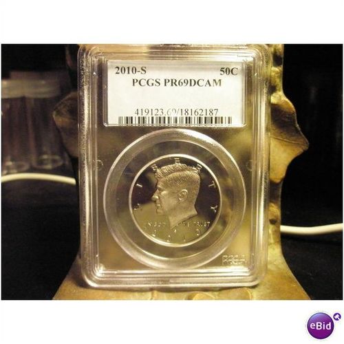 2010 S PCGS PR69DCAM Kennedy Half Dollar (FRE SHIP)