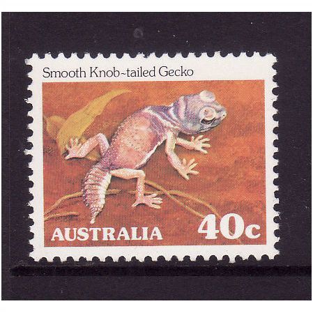 AUSTRALIA 1982 SG 794 40c SMOOTH KNOB TAILED GECKO U/M MINT