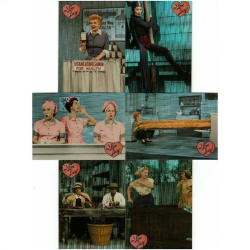I Love Lucy 50th Anniversary Full 6 Card Classic Moments Chase Card Set - Dart