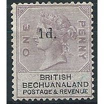 Bechuanaland 1888 SG10 1d Lilac & Black Mounted Mint ... .