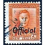 New Zealand, 1947-51 2d GVI Official SG O152 (Scott #O93), used