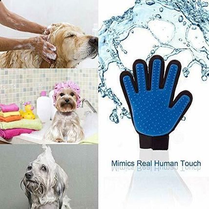 New Pet Dogs Cats Fur Hair Remover Brush Silicone Deshredding Grooming Glove