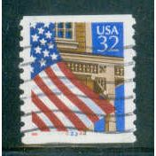 Used 2913 32c U.S. Flag Over Porch Fine CNS 22222 W0834