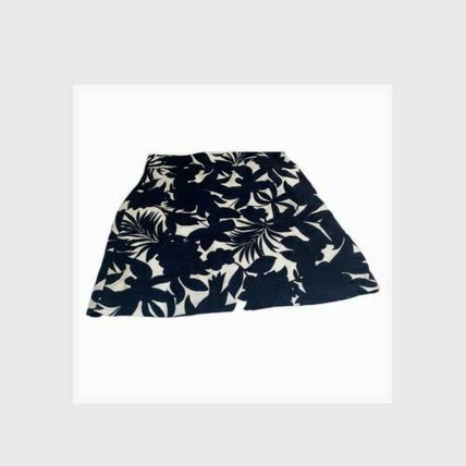 Ann Taylor Women Blue Floral Print Skirt 8