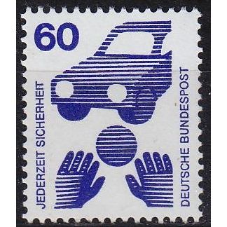 GERMANY BUND [1971] MiNr 0701 R ( **/mnh )