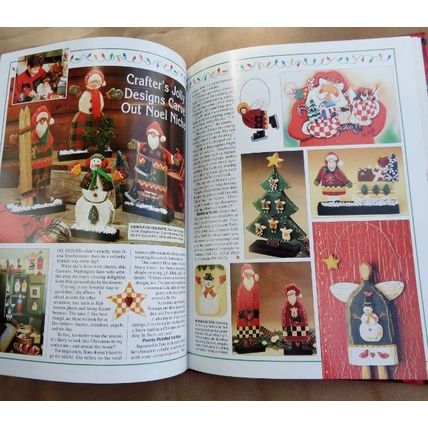 Country Woman Christmas Book 1999 HC Recipes Crafting Stories qbk009