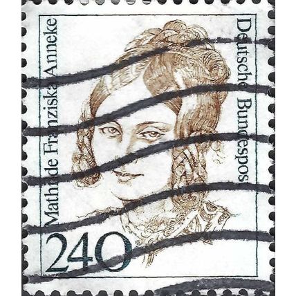 GERMANY, Mathilde Franziska Anneke (1817-1884), brown 1988, 240pf, #8