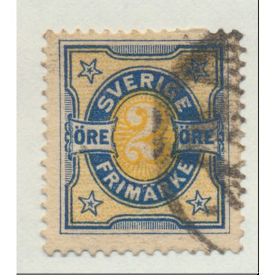 Sweden Stamp Scott #53, Used