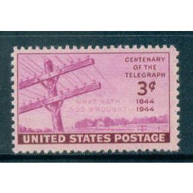 924 3c Telegraph Fine MNH MA0016
