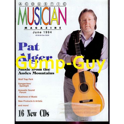 Acoustic Musician magazine June 1994 Andes Mountain Music Pat Alger guitar note
