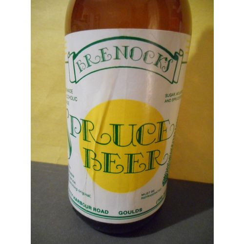 Brenocks Newfoundland Spruce Beer Bottle