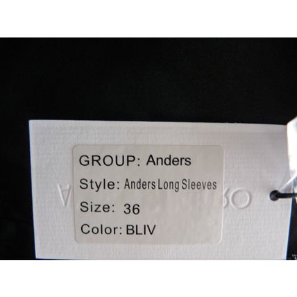 American Retro 'ANDERS' L/S Short Dress UK 10 or 12 BNWT