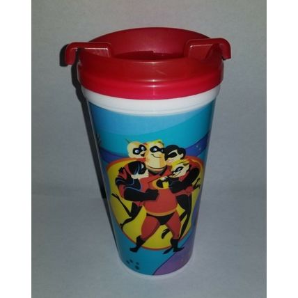 DISNEYLAND PIXAR FEST INCREDIBLES, WALL-E, COCO TRAVEL MUG CUP W/ LID~NEW~2018