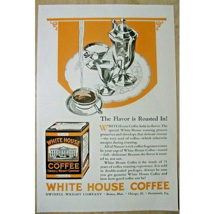 White House Coffee and Capitol Boilers magazine ad-1925