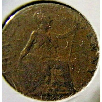 1920 Great Britain-Half Penny-Very Good detail