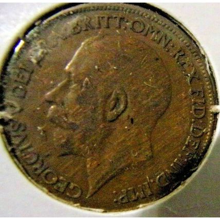 1920 Great Britain-Half Penny-Very Good detail