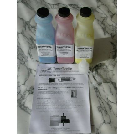 Rainbow Pack Toner Refills for Dell 5110 593-10120 593-10118 593-10124 593-10122