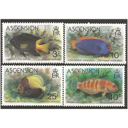Ascension Island 1980 Marine Fish Set SG270-273 Unmounted Mint ...