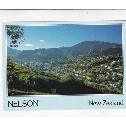 Nelson New Zealand Postcard used VGC