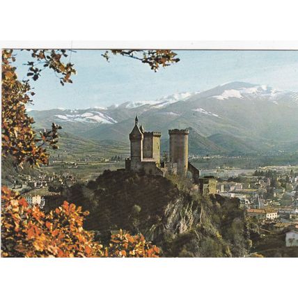 Foix Le Chateau France Postcard posted 1996 VGC