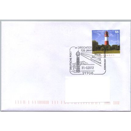 Germany pmk. Drochtersen 'Drochtersen Lighthouse' 2012