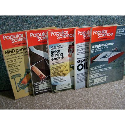 Popular Science Magazines - April thru August 1978