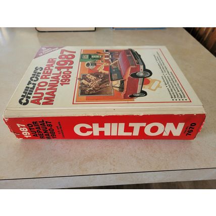Vintage Chilton's Auto Repair Manual 1980 - 1987