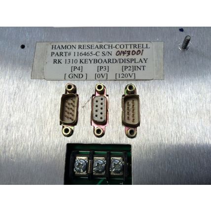 HAMON RESEARCH COTTRELL 116465-C,MICROPROCESSOR TRANFORMER CONTROL RK1310,CT