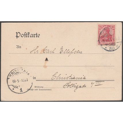 Reichstagsgebäude, Berlin, 1903 - Saalfeld AK